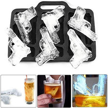 Lade das Bild in den Galerie-Viewer, 2020 Ice Cube Maker DIY Creative Silica Gel Gun Bullet Skull Shape Tray Mold Home Bar Party Cool Whiskey Wine Ice Cream Bar Tool