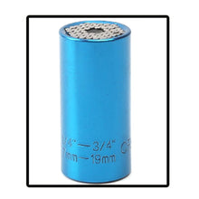 Lade das Bild in den Galerie-Viewer, 7-19mm Universal Wrench Torque Head Set Socket Sleeve Ratchet 3/8 Bushing Spanner Magic Grip Tool Multifunction Socket Wrench